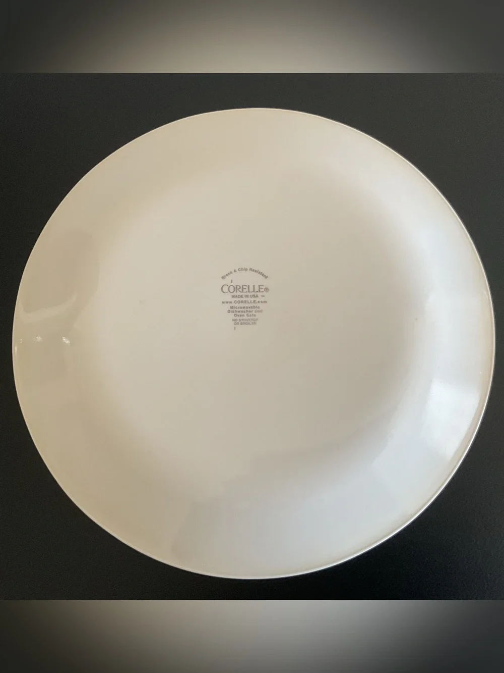 Corelle Corning Retired Garden Home Pattern Dinner Plates Set of 4,  10.25”